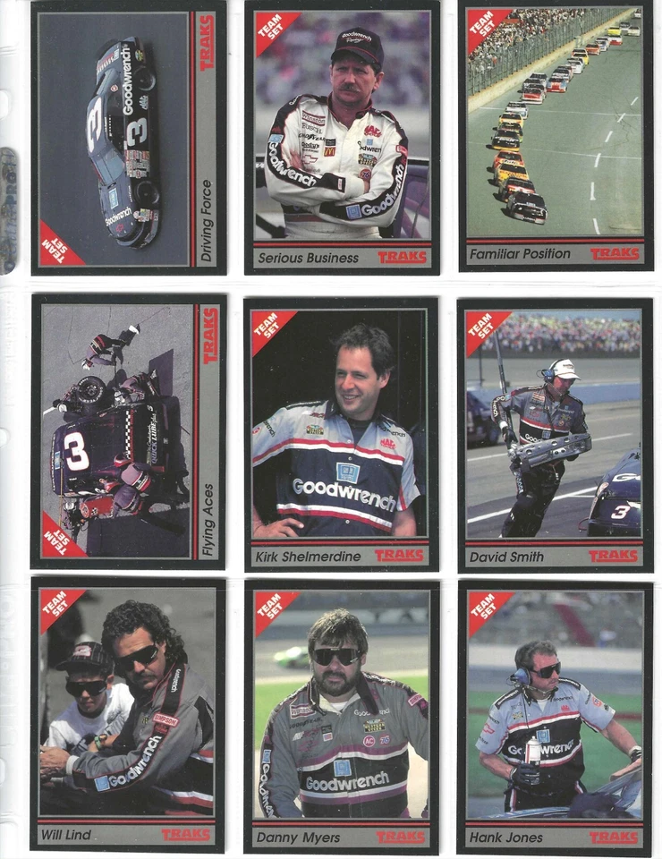 1992 Traks EARNHARDT TEAM SUBSET #1-25-Complete 25 card set-Straight to pages - Image 1 of 1