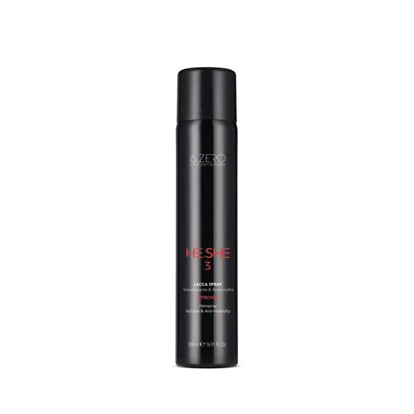 LACCA SPRAY 500GR STRONG FISSAGGIO PROFESSIONALE 6.ZERO LACCA SPRAY PER CAPELLI  - Immagine 1 di 1