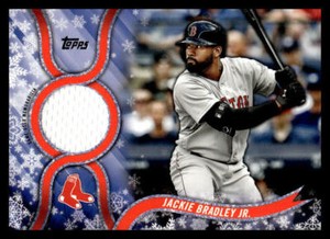 2018 Topps Holiday Jackie Bradley Jr.  White Jersey Relic R-JBR Red Sox