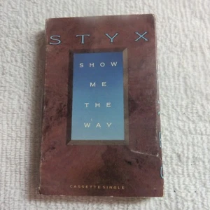 Styx - Show Me the Way & Back To Chicago - Cassette Tape Single -1990 A&M Rec.#Z - Picture 1 of 3