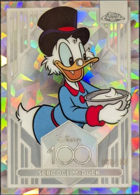 2023 Topps Disney 100 #87 Scrooge McDuck Diamond Refractor #/100 - Image 1 of 2