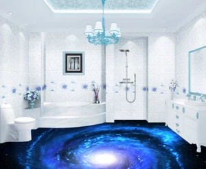 3D Galaxy Whirlpool 99 Floor WallPaper Murals Wall Print Decal AJ WALL CA Lemon - Picture 1 of 5
