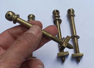 Antique Brass French Bed Replacemen Bolt Screw 4'' long # Price for One