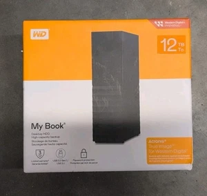 Western Digital My Book 12TB External Desktop Hard Drive (WDBBGB0120HBK-NEWM) - Photo 1/3