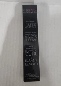 Huda Beauty Legit Lashes Mascara Extreme Black Major Volume Curl Lengthening New - Picture 1 of 3