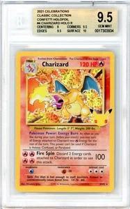 Pokemon Charizard #4 Celebrations Classic Collection BGS 9.5 Gem Mint - Bild 1 von 2