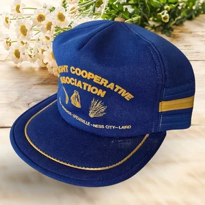Vintage The Right Cooperative Association, SnapBack Trucker Hat Cap Foam USA - Picture 1 of 7