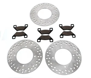 2011 Arctic Cat TRV 550s H1 Cruiser EFI Front & Rear Brake Pads & Brake Rotors - Picture 1 of 3