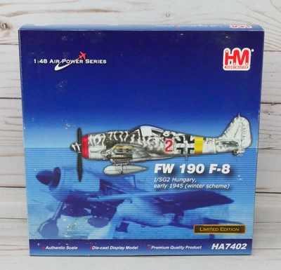 Hobby Master HA7402 Fw 190 F-8 I/SG2 Hungría principios de 1945 esquema de invierno escala 1/48 Foto 1 de 4