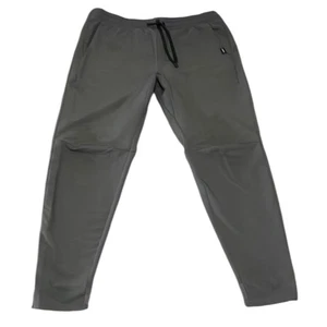 UNRL Performance Pant Jogger Men's Size Large Gray Stretch Zip Pocket Tapered - Picture 1 of 13