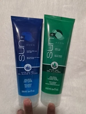 2 Avon Sun After Sun гель алоэ 8,4 жидк. oz.. Нелипкий увлажняющий крем - Изображение 1 из 4
