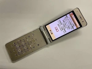 Panasonic P-01E docomo FOMA Flip Phone Japan Tested Gold Mobile Cell - Picture 1 of 3