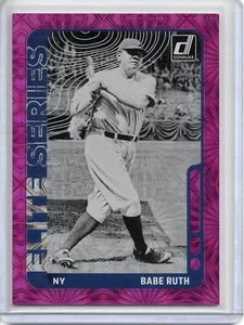 Donruss #ES3 2021 Babe Ruth Elite Series Pink Fireworks Yankees - Imagen 1 de 2