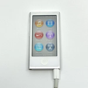Apple 16GB iPod Nano 7th Generation Gray Silver Model A1446 TESTED - Picture 1 of 2