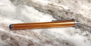 Lápiz óptico de pantalla táctil con punta de malla metálica dorada de 4,25" para teléfono celular inteligente tableta G11 - Imagen 1 de 6