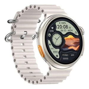 Smartwatch Z13 Ultra 1,46", połączenie Bluetooth, ekran dotykowy, srebrny + dwie bransoletki - Zdjęcie 1 z 19