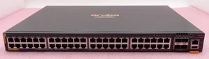Commutateur HPE Aruba CX 6200F 48x 1GbE RJ45 Class4 PoE 740W + 4x 1/10G SFP + JL728A - Photo 1/8