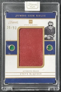 Steve McQueen 2025 edición Super Keepsake #97 auténtica reliquia de gema jumbo 39/50 - Imagen 1 de 2