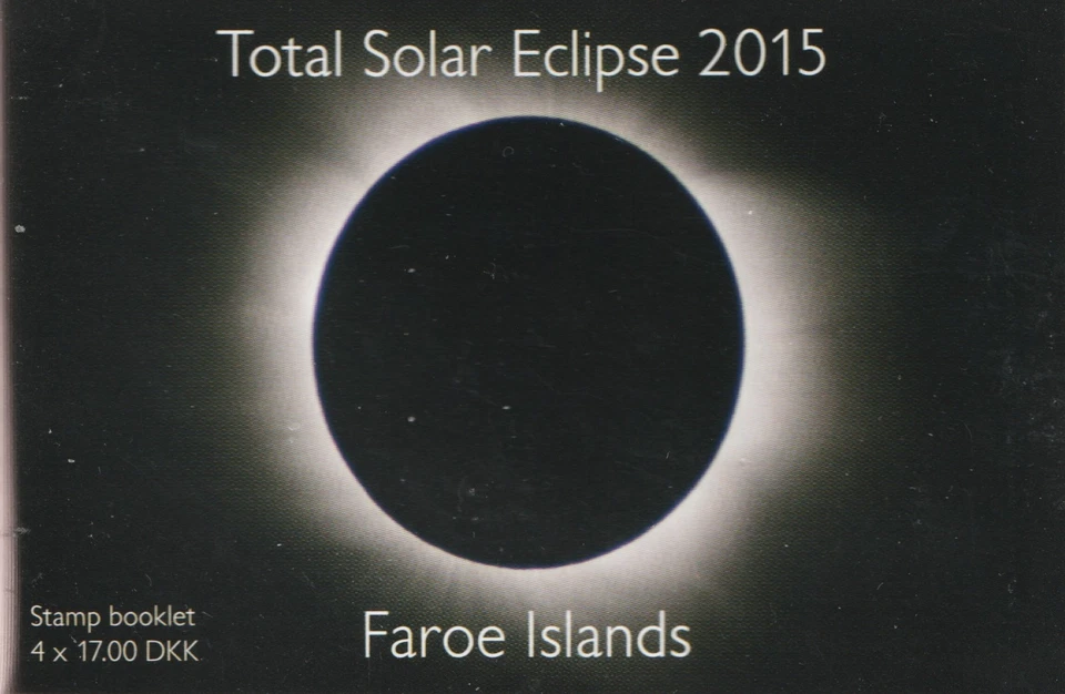 2015 Faroe Islands Sc# 641a Booklet. Total Solar Eclipse. MNH Cv$20.00 - Image 1 of 1