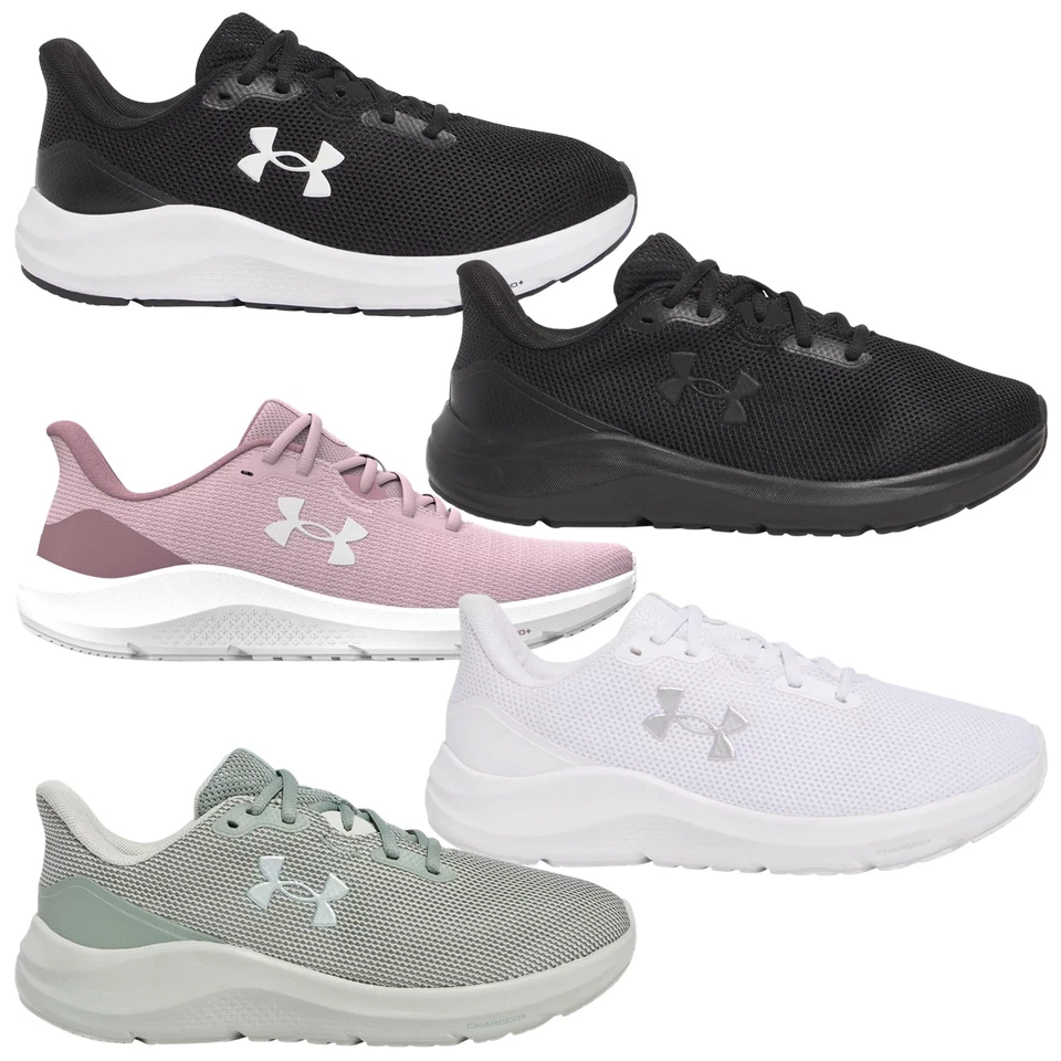 Under Armour Ladies Pursuit 4 Trainers Cushioned Lightweight Running Shoes - Imagem 1 de 1