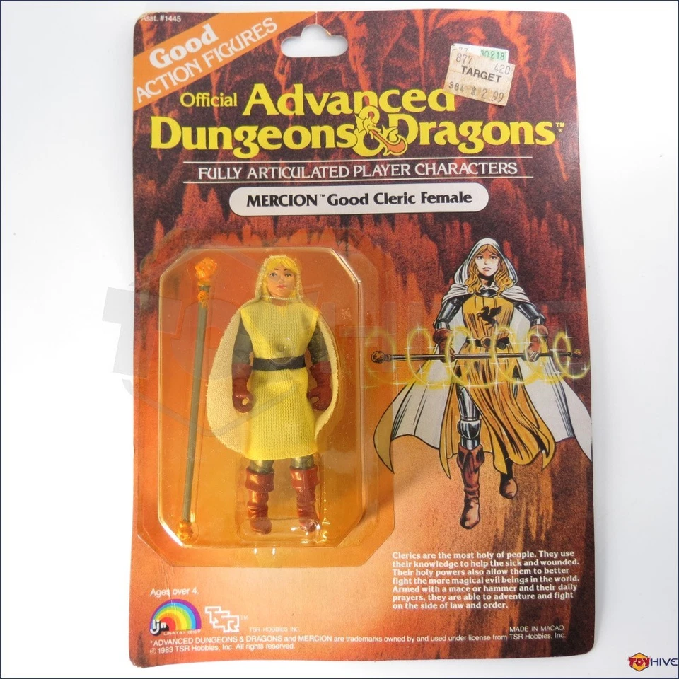 Advanced Dungeons & Dragons Kelek Evil Sorcerer First Edition Card LJN 1983 NOC