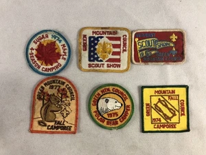 Vintage Boy Scout Patches(6), Green Mountain Council, Vermont - Picture 1 of 8