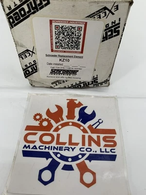 Schroeder Industries KZ10 Microglass Hydraulic Filter Element 10 Micron Rating - Image 1 of 4