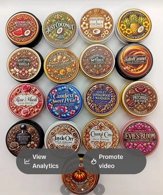 Solid Perfume Natural Balm Handmade in Australia - image 1 of 4