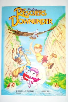 THE RESCUERS DOWNUNDER 18x24 Original RARE exYU movie poster 1990 MIKE GABRIEL - Image 1 of 4