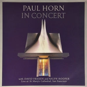 PAUL HORN In Concert Live At St. Mary's Cathedral GOLDEN FLUTE RECORDS Sealed LP - Picture 1 of 2