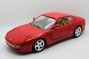 Bburago Ferrari 456 GT rot Maßstab 1:18 Diecast Modellauto - ohne Karton - Bild 1 von 7