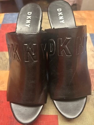 женщины черный размер 11 М DKNY на танкетке - Изображение 1 из 4