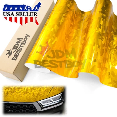 Brillo Camuflaje Sombra Camuflaje Coche Vinilo Envoltura Vehículo Calcomanía Hoja Película Hágalo Usted Mismo Foto 1 de 4