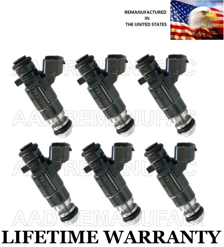 ✅ Inyectores de combustible Bosch 6x OEM para Nissan Infiniti 3,5 L Altima Máxima I35 Murano Foto 1 de 2