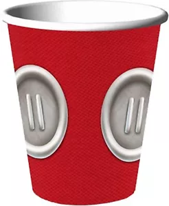 Hallmark Disney Mickey Mouse Cups Birthday Party Supplies 8 Count - Picture 1 of 1