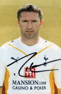TOTTENHAM & IRELAND: ROBBIE KEANE SIGNED 6x4 PORTRAIT PHOTO+COA - Picture 1 of 1