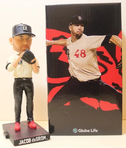 2023 JACOB DEGROM of the TEXAS RANGERS CITY CONNECT BOBBLEHEAD - NEW IN BOX Cover