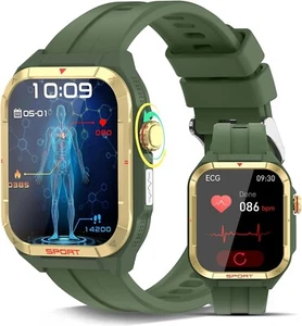Lgnitek Montre Connectée Homme Femme avec ECG+HRV, 1,83" Smartwatch avec Appel - Photo 1/7
