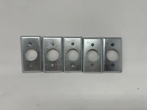 5x Raco  Rectangle  Steel  1 Gang Box Cover  For Single Gang Wall Plate FREE SH - Picture 1 of 2