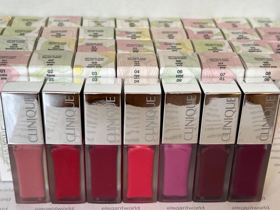 Clinique Pop LIQUID MATTE Lip Colour Primer 6 ml NIB, FULL SIZE, YOU CHOOSE - Image 1 of 1