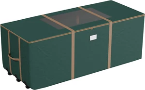 Rolling Storage Bag for 12FT Disassembled Christmas Trees - Green - Picture 1 of 12