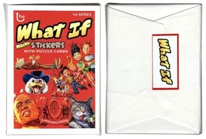 2021 "WHAT IF" Wacky Packages FULL SET 1st Series PACK 9 stickers 9 puzzle cards - Picture 1 of 3