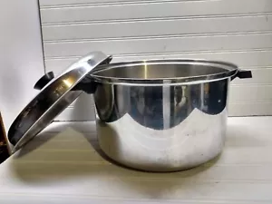 Royal Queen 12 Qt Stock Pot Multi-Core 5-Ply Stainless Dutch Oven Frying Pan Lid - Picture 1 of 7