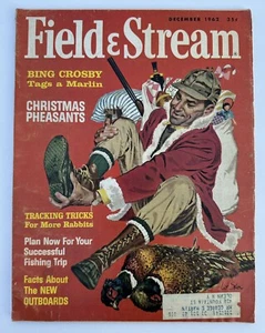 Field & Stream Magazine December 1962 Bing Crosby Christmas Pheasants - Picture 1 of 9
