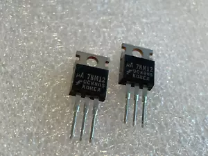 2x uA78M12 Fairchild Regulador de Voltaje Fijo TO-220 12V 0.5A LM78M12 78M12 - Imagen 1 de 8