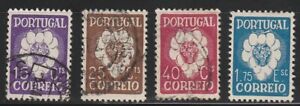 Portugal   1938   Sc # 575-78   Used   