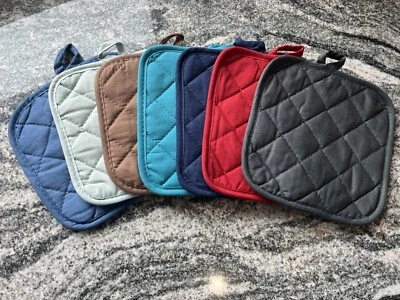 Home Collection Quilted Pot Holders -several colors - Image 1 of 4