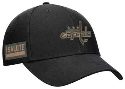 Chapéu Snapback Washington Capitals Fanatics Autêntico Apreciação Militar Profissional - Imagem 1 de 4