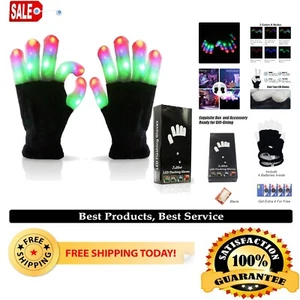 Light-Up LED Gloves for Kids & Teens - Perfect for Christmas & Birthdays - Picture 1 of 11