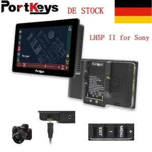 DE Portkeys LH5P II 5.5inch 4K Touch Screen Monitor Camera Field Monitor fr Sony - Bild 1 von 9
